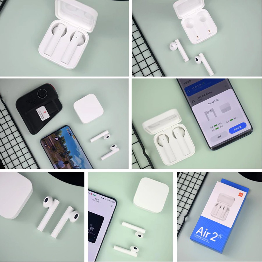 Tai nghe không dây bluetooth Xiaomi Air 2SE chính hãng - Ngăn nước - Độ trễ thấp - Chống ồn - Chống bám vân [BH 6 tháng]