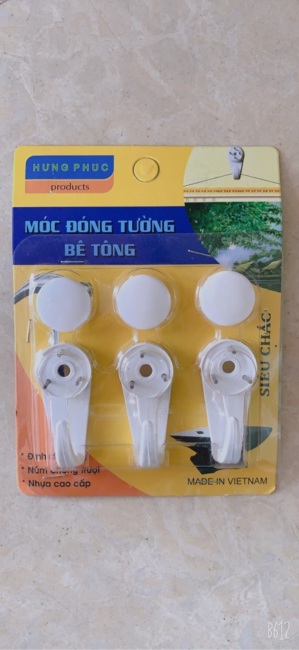 Móc treo đa dụng cao cấp( móc đóng đinh)