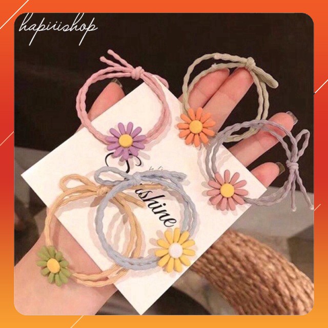 Chun buộc tóc, thun buộc tóc, chun buộc tóc cúc hoạ mi, dây buộc tóc Hàn Quốc (đơn từ 50k áp mã free