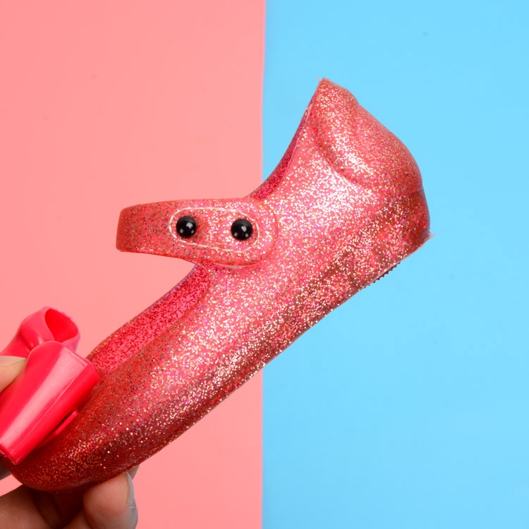 Xăng đan Jelly Họa Tiết Hoạt Hình Bươm Bướm/Công Chúa Băng Giá Dễ Thương Cho Bé Gái