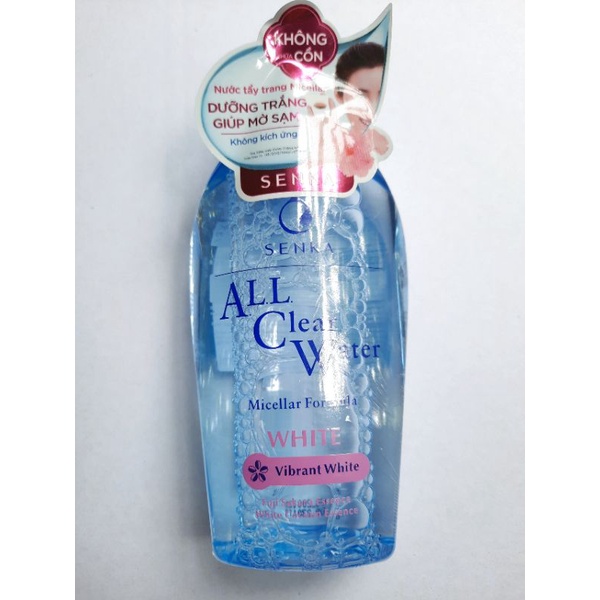 Nước tẩy trang SENKA A.L.L. CLEAR WATER Micellar Formula White 230ml | BigBuy360 - bigbuy360.vn