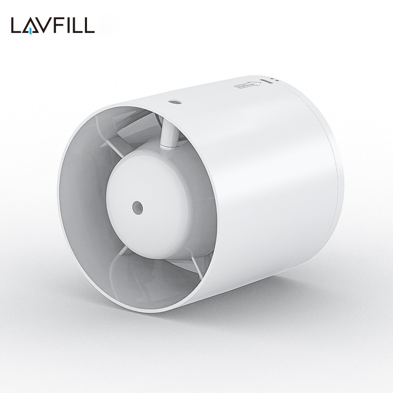 Quạt thông gió đường ống, tăng áp, không ồn, có nắp chống đảo gió - hãng LAVFILL LFI-13SI/ LFI-09SI