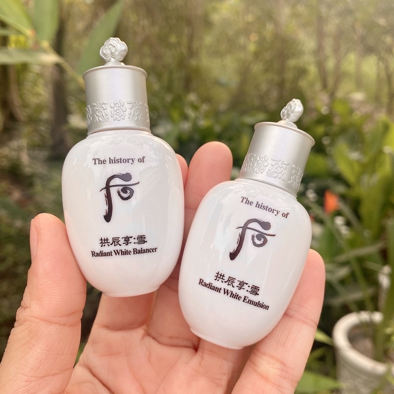 COMBO NƯỚC HOA HỒNG + SỮA DƯỠNG WHOO TRẮNG x20ml