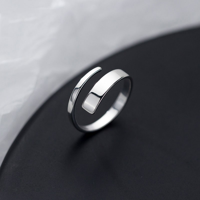 Nhẫn nữ hở bạc Ý s925 Freesize phong cách thời trang Hàn Quốc J2283 - AROCH Jewelry