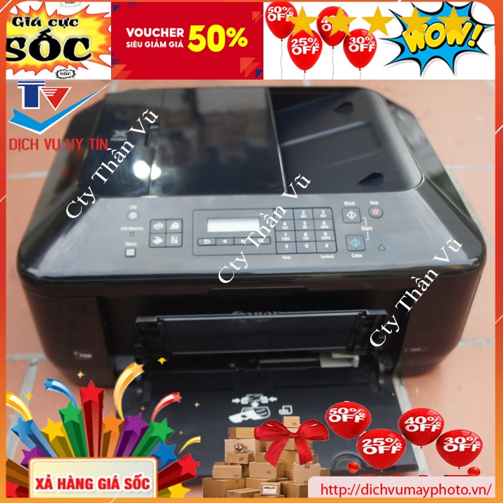 Máy in phun màu cũ đa chức năng Canon PIXMA E610 in đẹp bền hàng like new