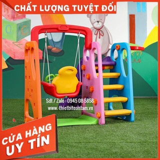 Cầu trượt xích đu con voi VS3