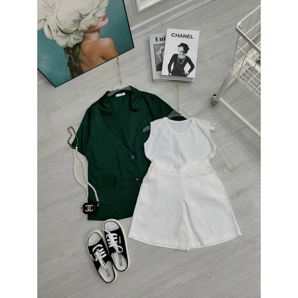 Set 3 món năng động - Hàng có sẵn - Xưởng may Lộc Vân - V23