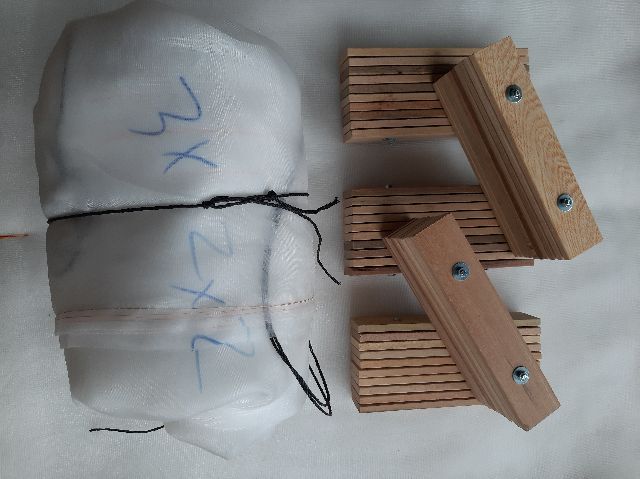 Combo - mùng nuôi ruồi lính đen  + thanh gỗ