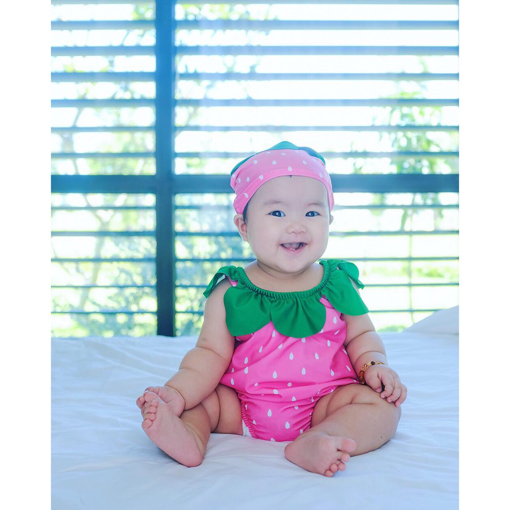 Đồ bơi body cho bé 6-24m, họa tiết hoa quả dễ thương, chất bơi đẹp, dày dặn, đồ bơi sơ sinh, trẻ nhỏ | BT06