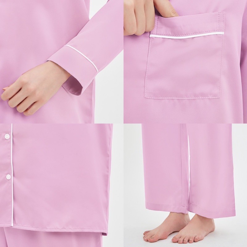 Bộ quần áo dài pyjama nữ dễ thương của GU - Nhật Bản