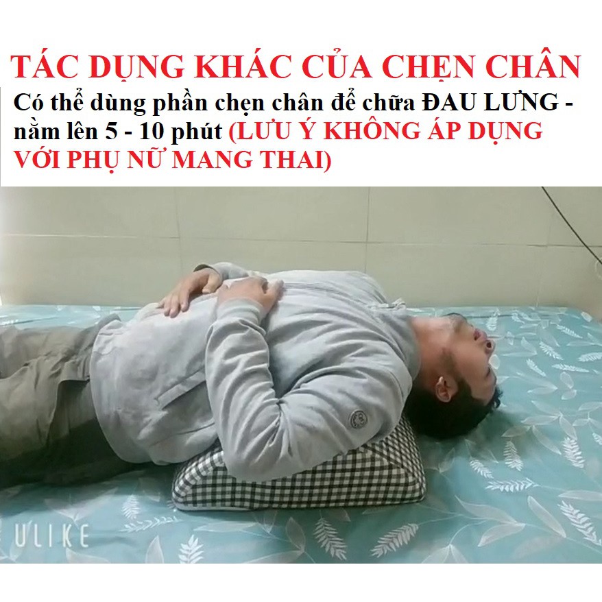 Gối chống trào ngược dạ dày thực quản người lớn Babylux  - 80 x 60 x 20 cm, có kèm kê chân, có thể gập gọn lại