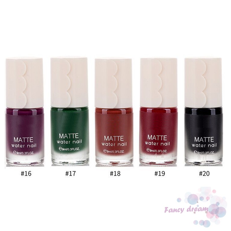 Bộ chai sơn móng tay màu lì duyên dáng 9ml