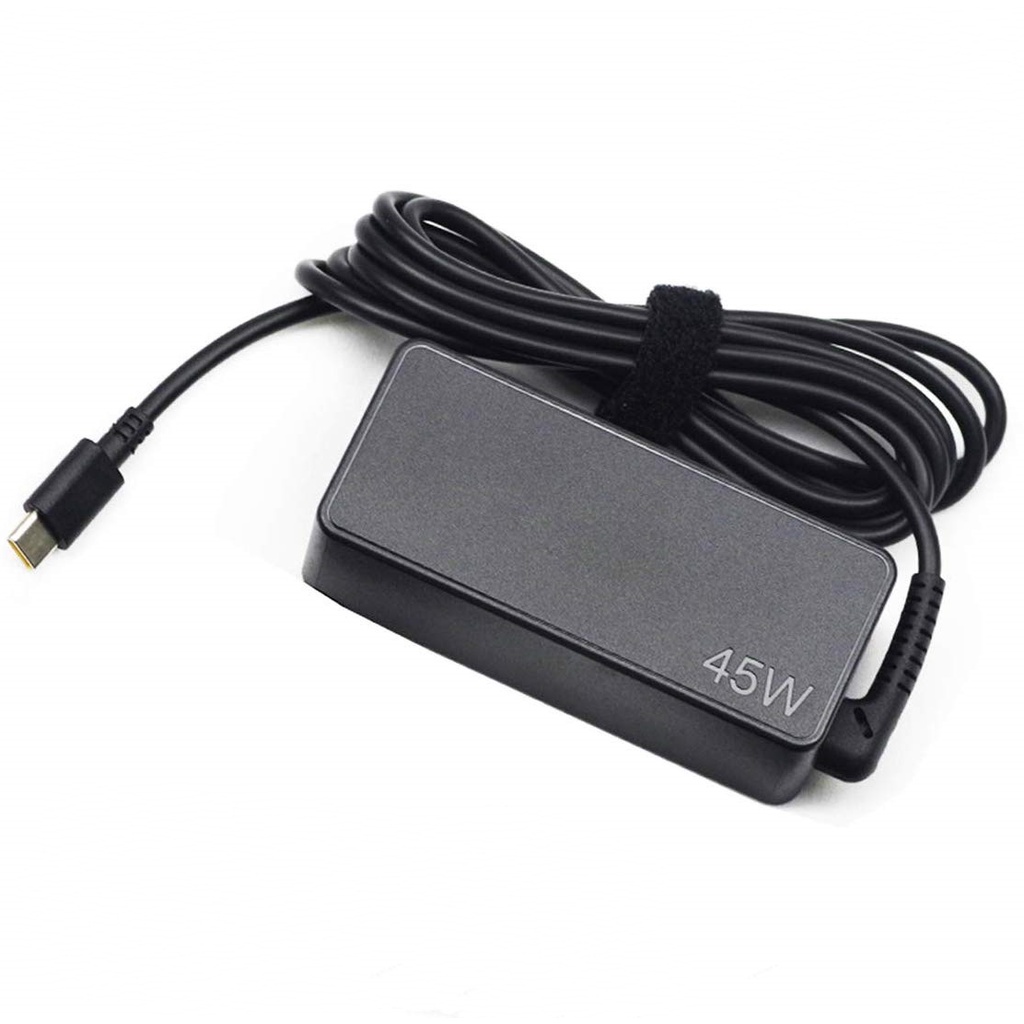Bộ Chuyển Đổi Nguồn USB Loại C 45W Cho Laptop Lenovo Chromebook Thinkpad Yoga; HP Chromebook X360, Spectre X360; Dell Xps; ASUS ZenBook Chromebook Notebook