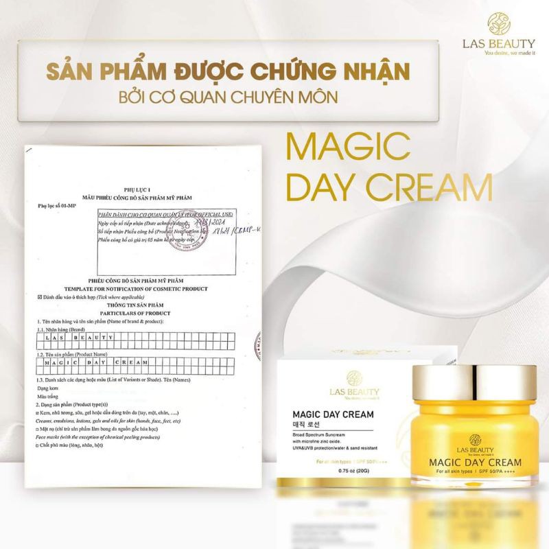 KEM PHÔI NGÀY LAS BEAUTY MẪU MỚI