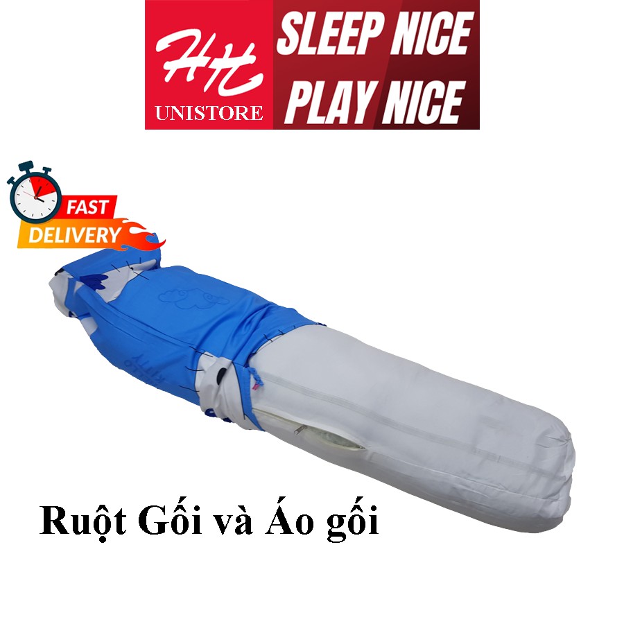 Gối ôm cho bé cao cấp vỏ 100% cotton Thắng Lợi Hy&amp;Han Unistore