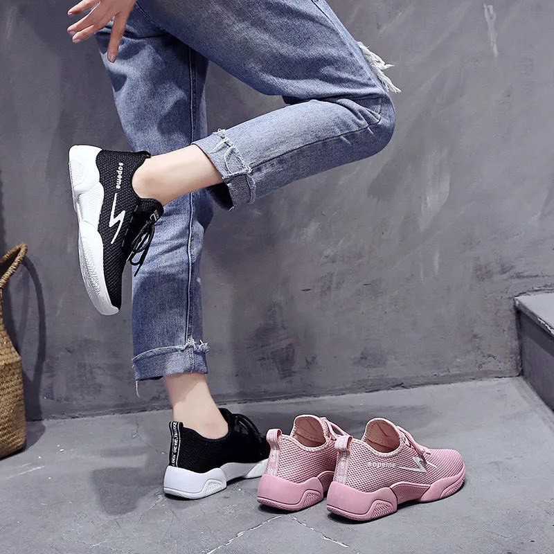 Giày sneaker nữ kiểu dáng thể thao mới nhất SOPE, Hot Trend (Ảnh thật)