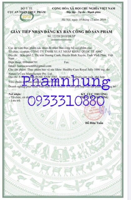 Sữa Ong Chúa Healthy Care Royal Jelly 356 viên (Có Tem Chemist). | BigBuy360 - bigbuy360.vn