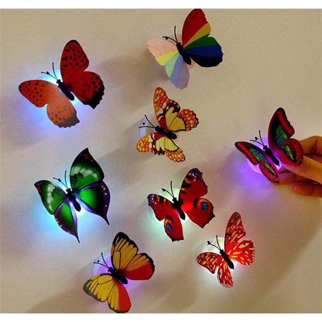 Đèn led hình bướm trang trí - Đèn bướm