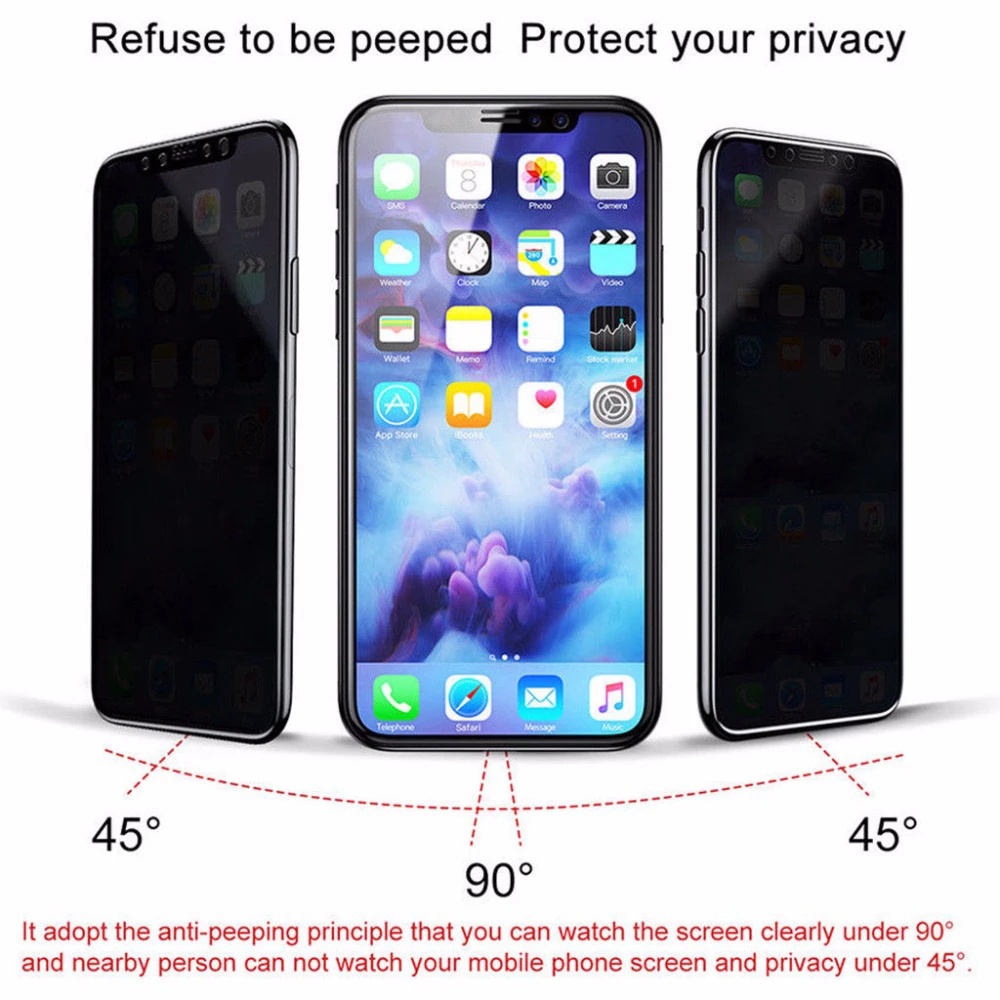 Ốp Điện Thoại Kính Cường Lực Chống Trộm Cho iPhone 14 15 Pro Max 13 Pro Max 11 Pro Max X XS Max XR 6 7 8 Plus