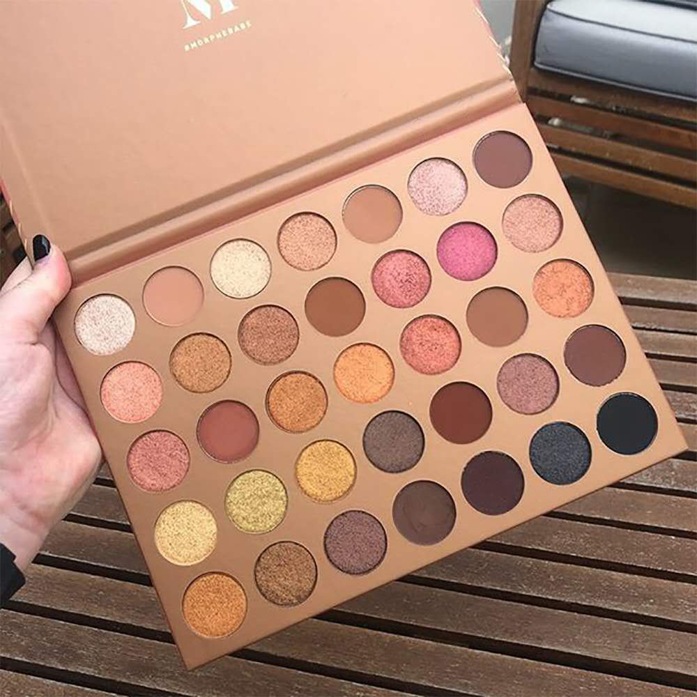 Bảng Phấn Mắt Morphe 35G Màu Lì Và Ánh Ngọc Trai Thời Trang