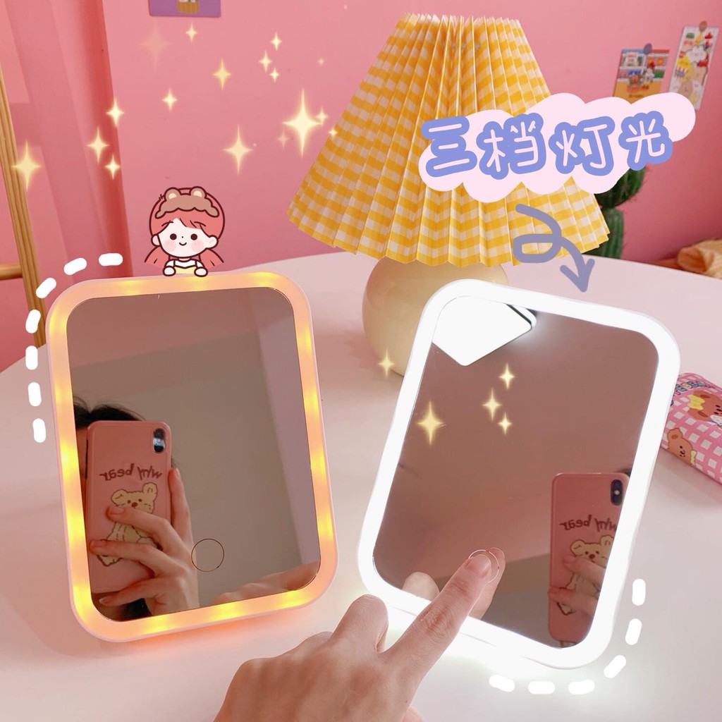 Gương đèn để bàn