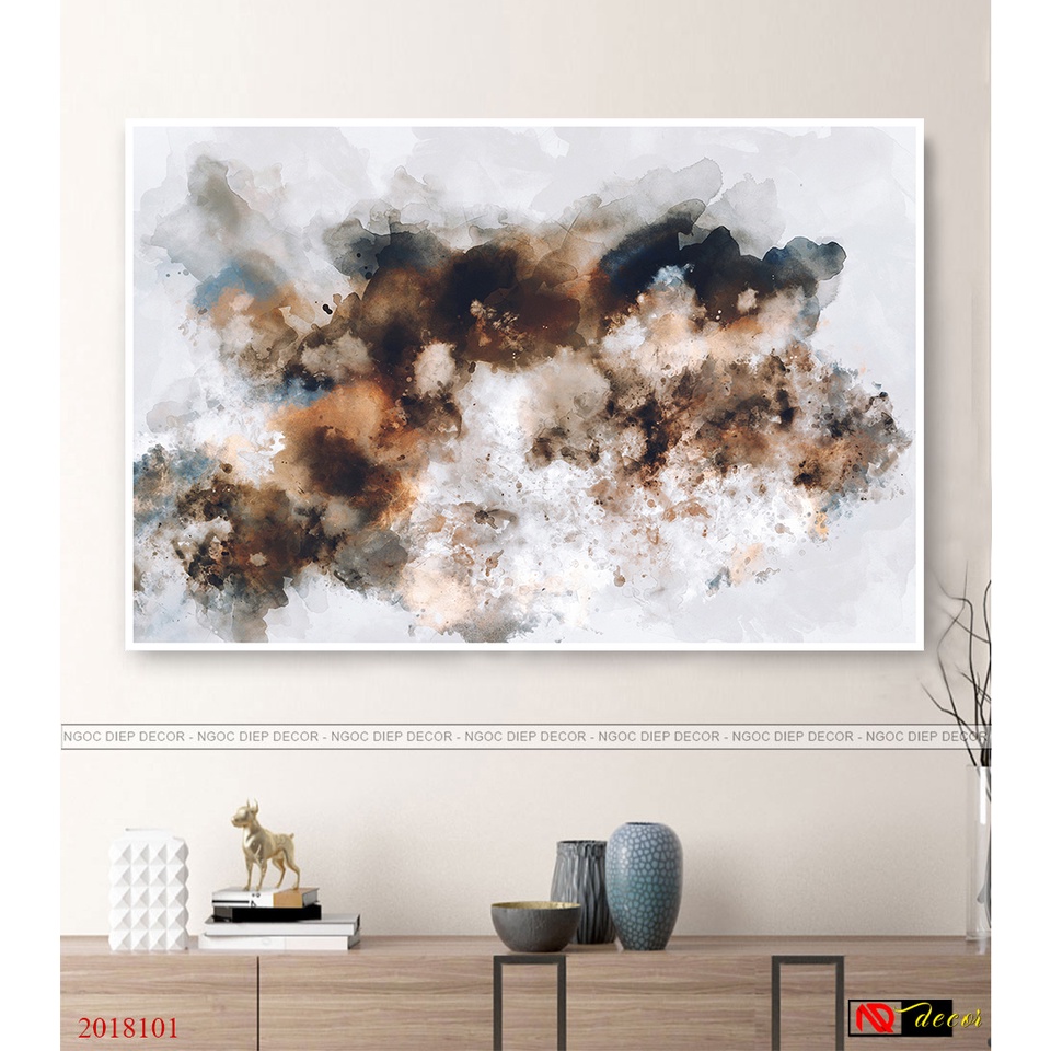 Tranh In phong cách Sơn Dầu trang trí treo tường phòng khách phong cảnh nghệ thuật Decor phòng ngủ hiện đại HĐ586