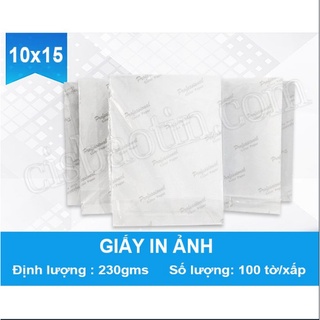 GIẤY IN ẢNH GLOSSY A6 ĐỊNH LƯỢNG 230GM( XẤP 100 TỜ)