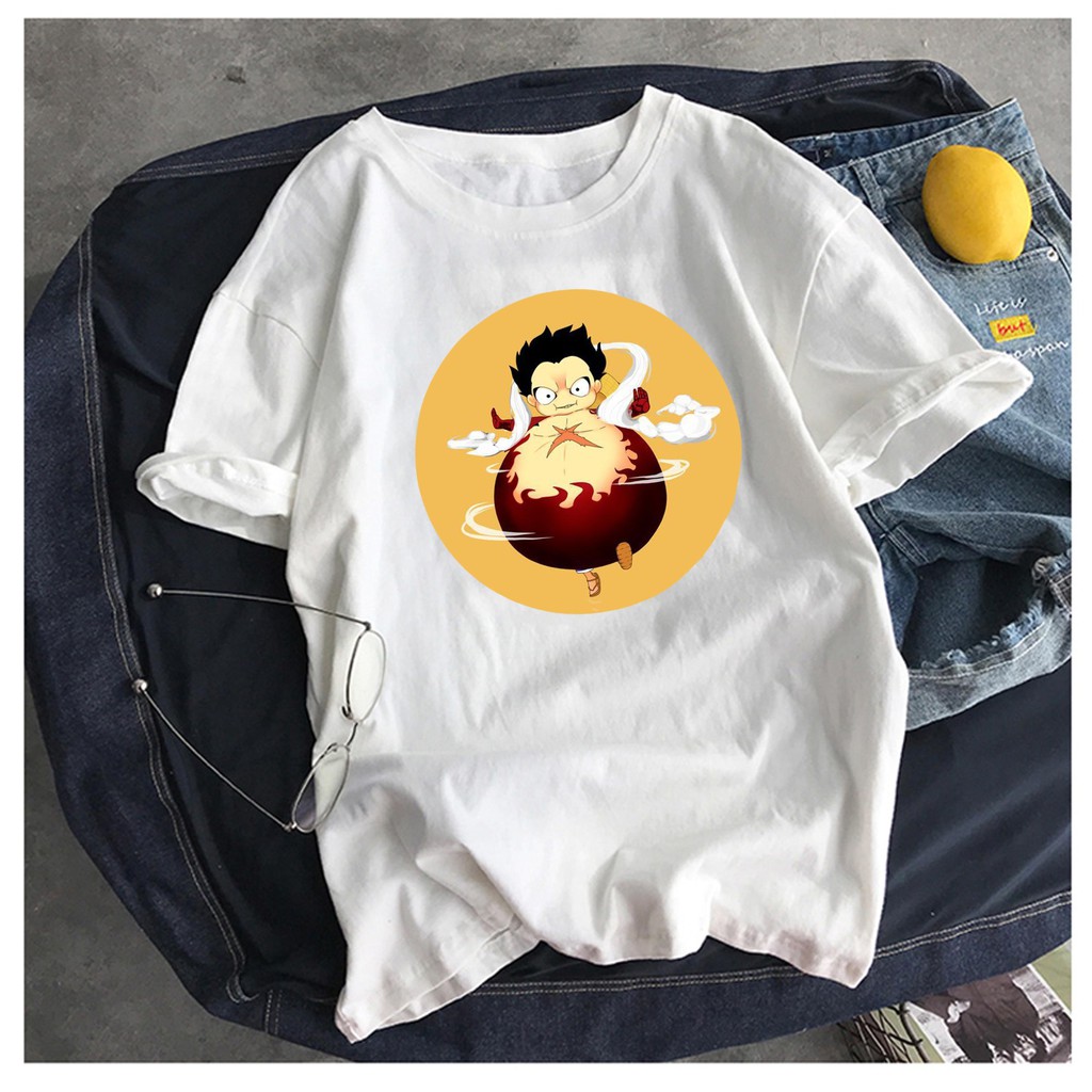 Áo thun unisex form rộng One Piece