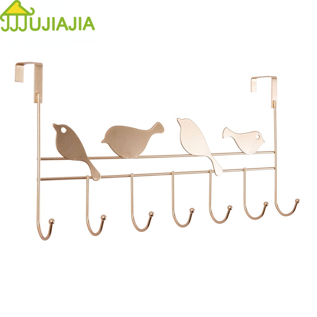 Móc treo quần áo gắn tường JUJIAJIA bằng sắt tiện lợi