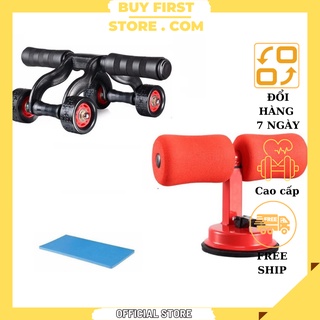 Bộ dụng cụ tập cơ bụng - con lăn tập bụng 4 bánh - dụng cụ tập cơ bụng chữ t - tập gym thể dục thể thao tại nhà bfs 2021