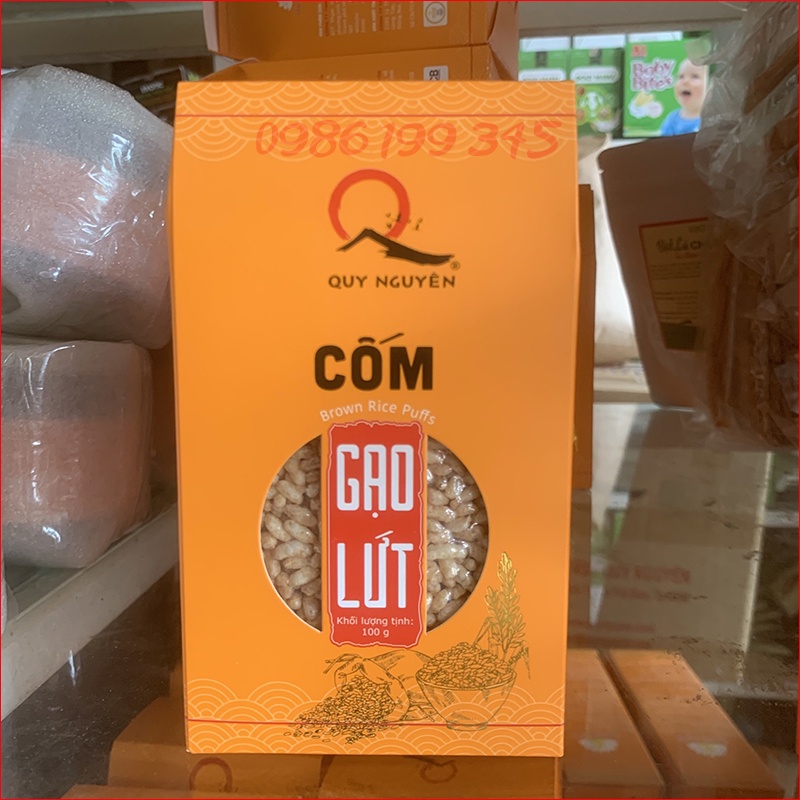Cốm Gạo Lứt Quy Nguyên đặc biệt Thầy Tuệ Hải chùa Long Hương Gói 100g