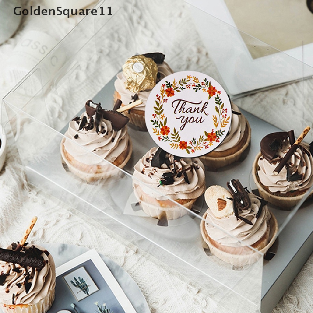 Cuộn 500 miếng dán trang trí sổ tay in chữ thank you dễ thương cho văn phòng