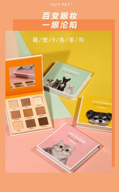 🐶🐻🐹Phấn mắt 9 ô NOVO Charming Electric Eye