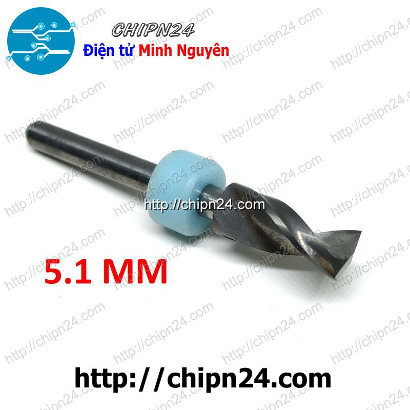 [1 CÂY] Mũi khoan mạch in CNC 5.1mm