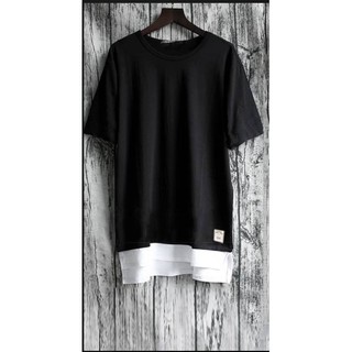 Áo thun layer 3 xẻ tà