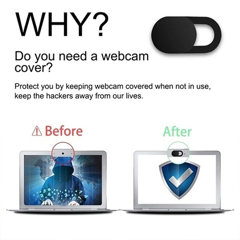 Vỏ Bảo Vệ Webcam Siêu Mỏng Dạng Trượt Tiện Dụng
