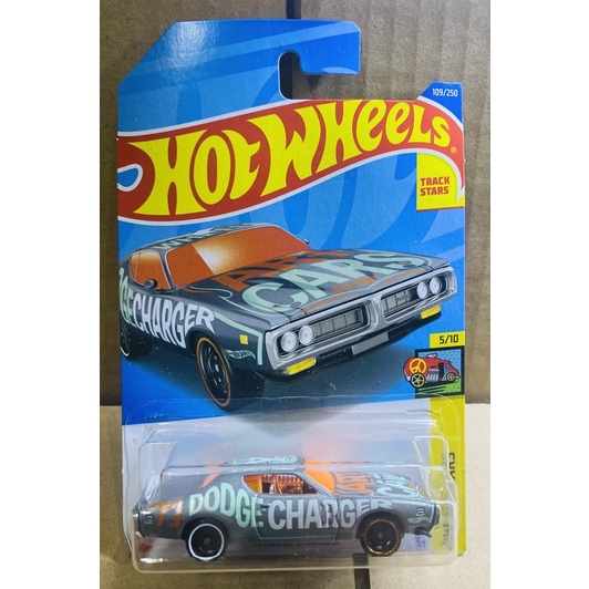 Hotwheels Xe mô hình 71 Dodge Charger xám