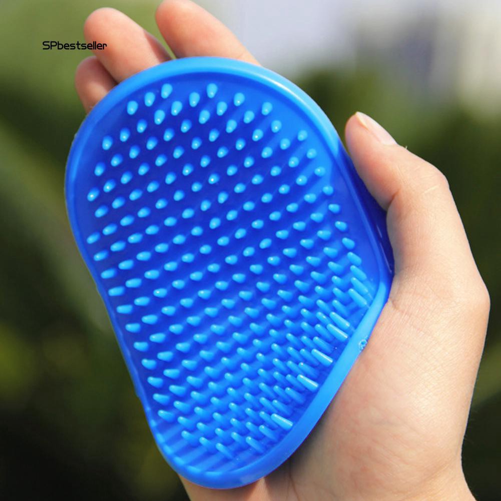 Bàn chải lông mát xa khi tắm dành cho thú cưng