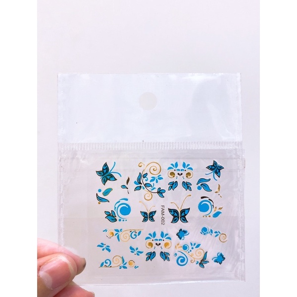 STICKER HOA / BƯỚM - XIE dụng cụ nail&amp;mi ♥️