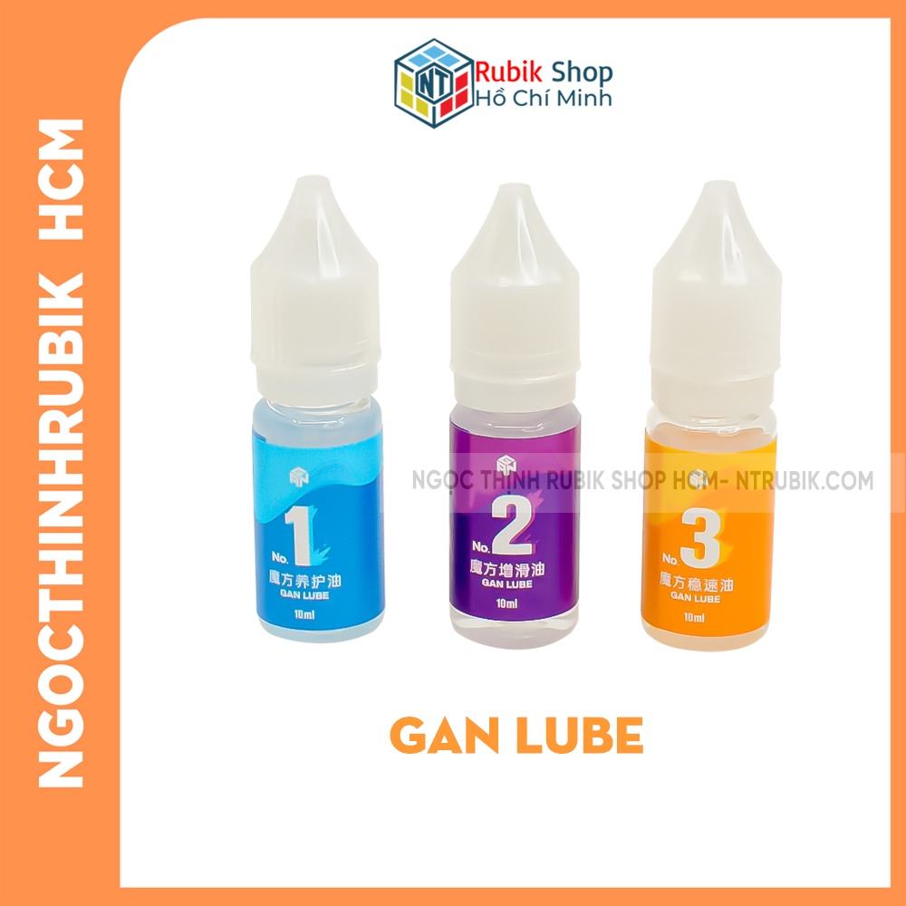 Dầu Bôi Trơn Rubik GAN/ GAN Lube 2020  V1 V2 V3 Gan Magic Lube/Maintenance/ Accel/ Mastery