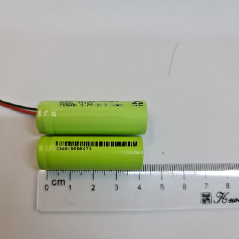 Lõi pin 14430 dung lượng 700mah