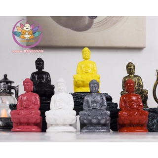 ☘️ Tượng Phật Adida Phong Thủy - Cao 11cm nhiều màu sắc