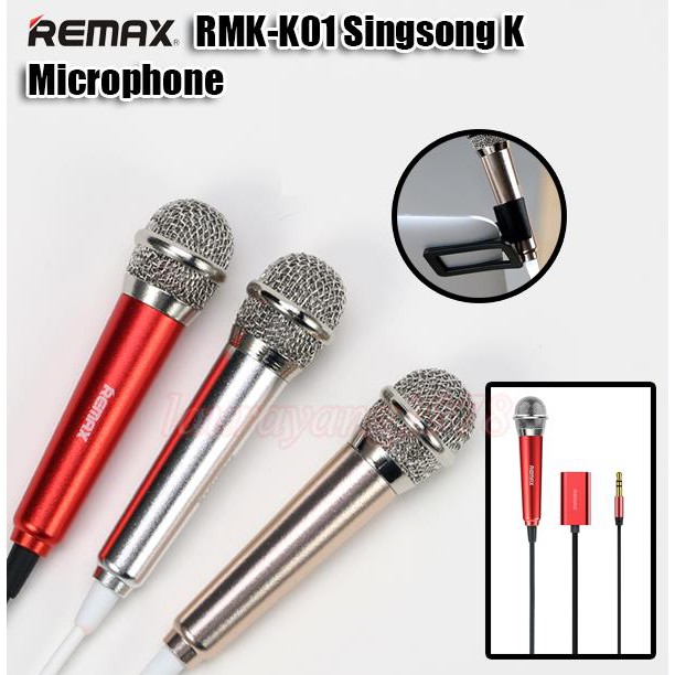 Mic mini Remax RMK-K01 ✓ Hàng chính hãng ✓ Bảo hành Toàn Quốc