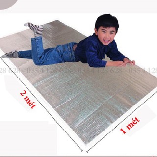 Chiếu bạc ngủ trưa văn phòng loại dày - tấm bạt du lịch dã ngoại chống thấm không viền 1x1m8