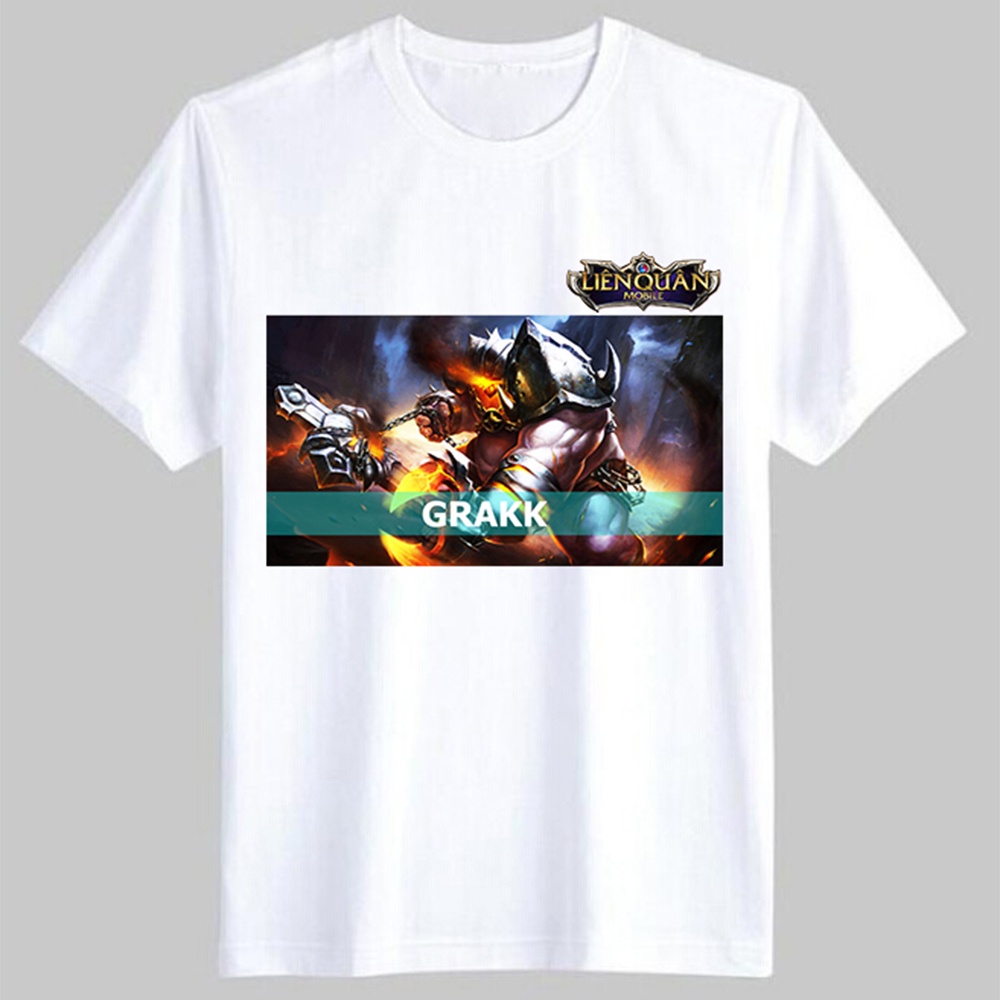 Áo Thun Game Thủ Liên Quân In Hình Tướng Grakk Thời Trang 24h