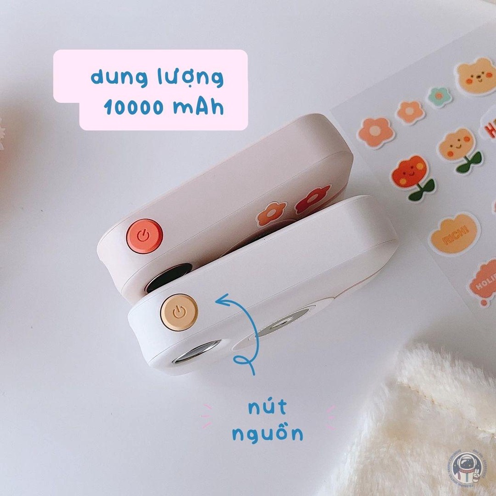 Sạc Dự Phòng Kiêm Sạc Không Dây Chính Hãng SOLOVE 10000mAh Power Bank