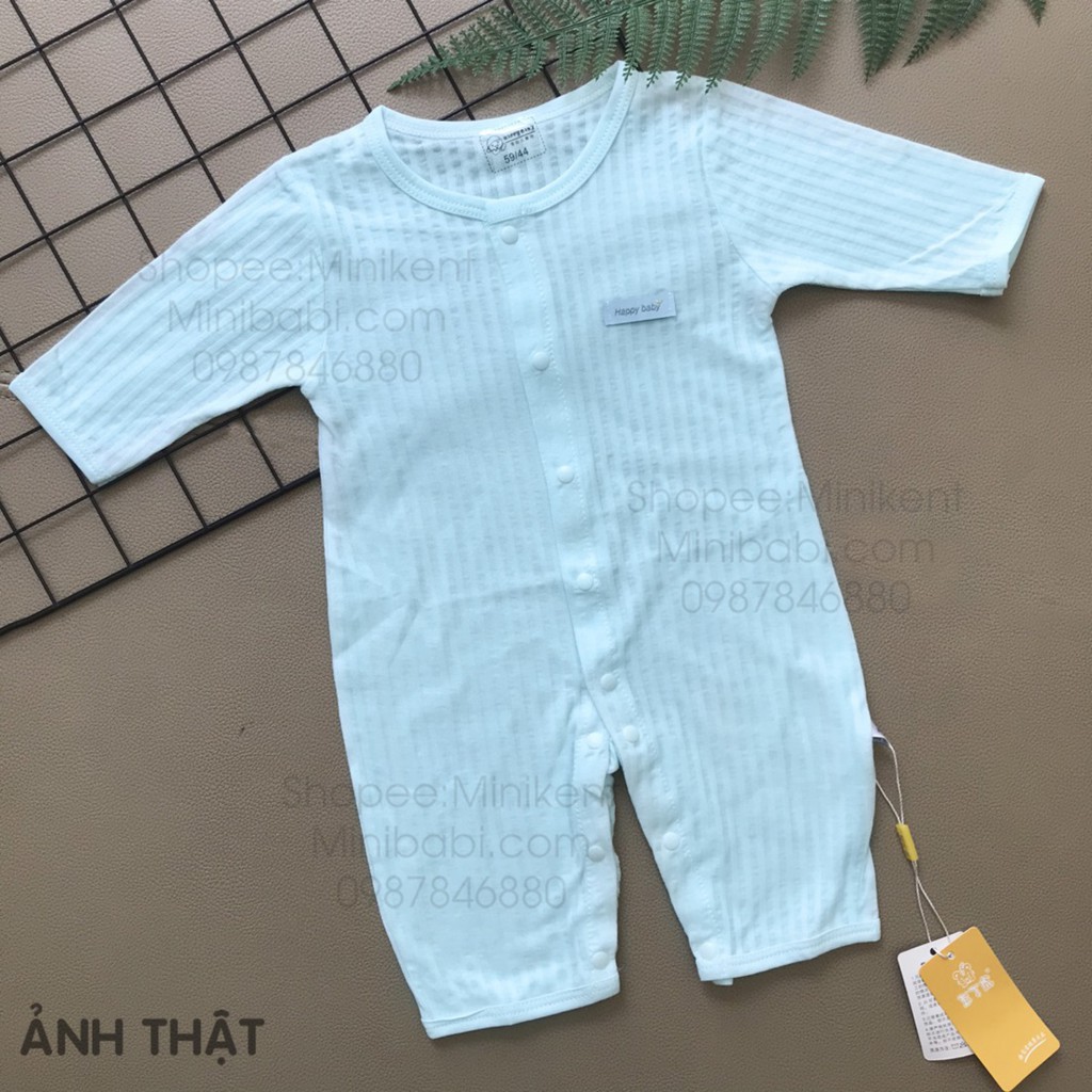 Body Dài Tay, Bodysuit Pure Cotton Mềm Mại, Siêu Thoáng Khí, Thấm Hút Mồ Hôi, Siêu Nhẹ | 1-12 Tháng