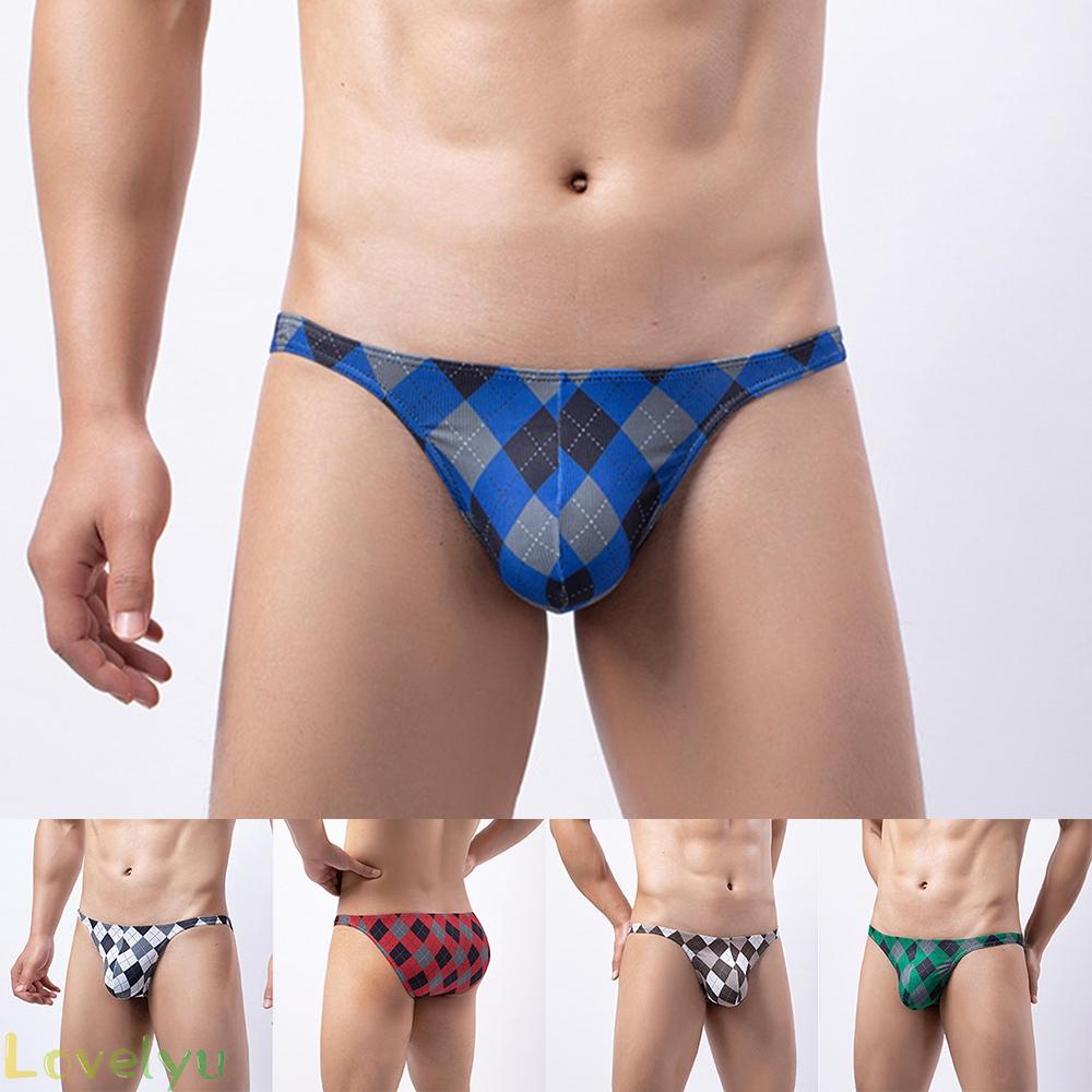 【Ready Stock】Mens Briefs Breathable Bulge Pouch Knickers Lingerie Panties Polyester@New