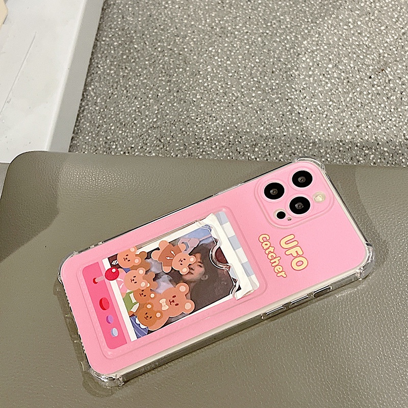 Ốp lưng IPhone  trong túi đựng thẻ ảnh UFO 6/6s/6plus/6splus/7/7plus/8/8plus/xs/11/12/13/14/Pro/Plus/Promax TT9