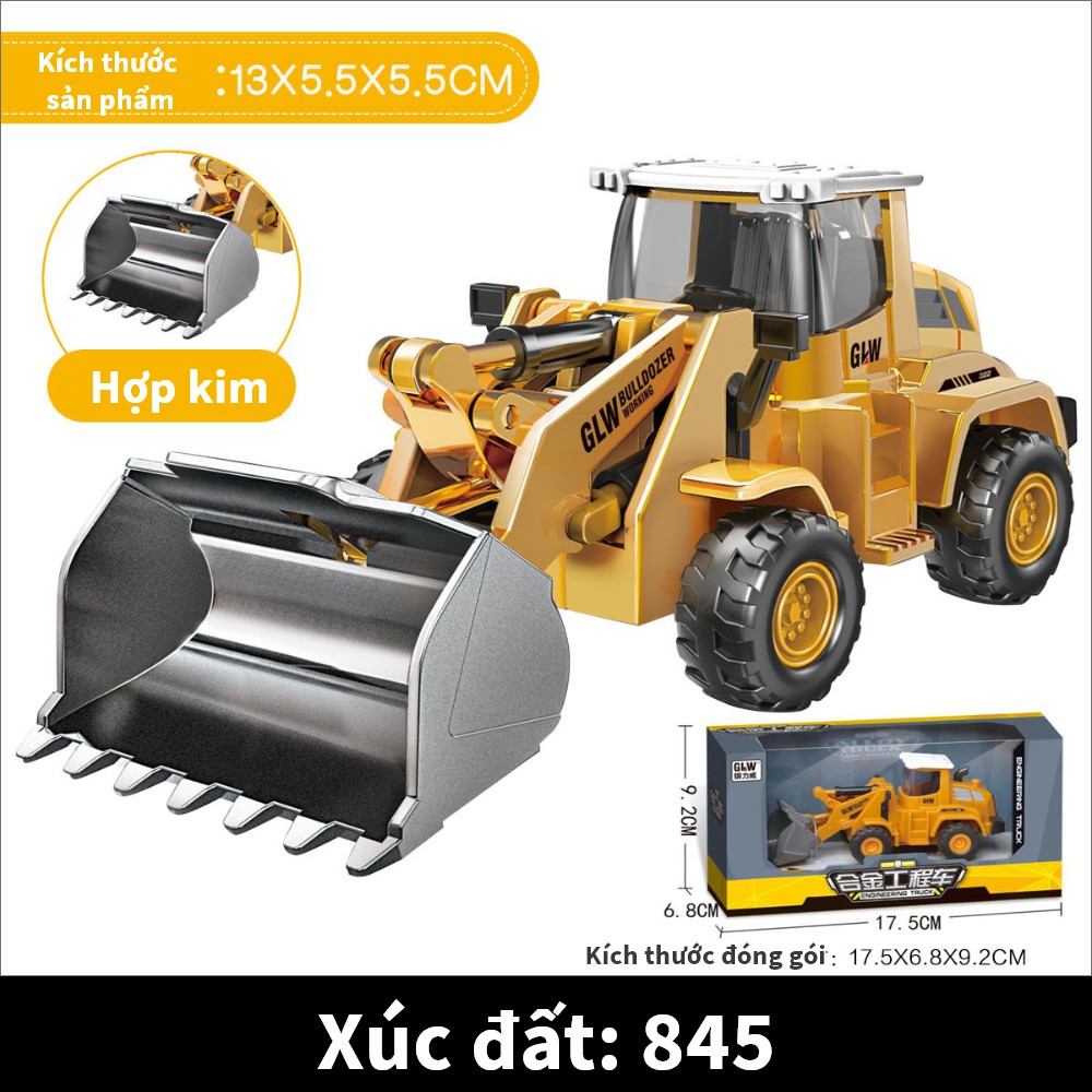 Tổng Hợp Xe mô hình đồ chơi công trình xây dựng cho bé | Máy xúc, máy ủi, cần cẩu... nhựa ABS an toàn, chống chịu va đập
